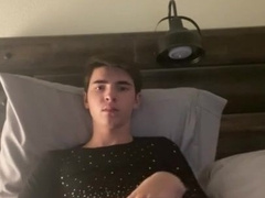 Femboy Jacks Off On Camera