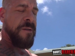 Macho dad Rocco Steele predominated and slammed the sweet crevice of lad aron Slate