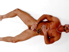 Handsome hottie Roman Todd masturbates big time