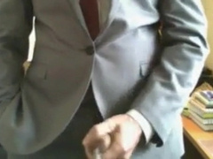 He shows us his new suits and he like to jerk off 7