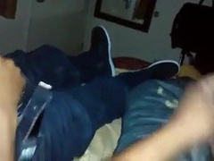 Meaty Black Boners Jacking Off Together