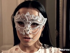 美女, 緊縛, デカチン, デカパイ, ブロンド, イマラチオ, フェティッシュ, ストッキング