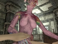 Skyrim argonian, argonian, rough