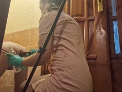 Sadomasochismus, Schwarz, Domination, Weibliche domination, Herrin, Bestrafung, Toilette