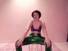 Leie, Aus dem arsch in den mund, Schmuddelige sprache, Kompletter film, Selbstgemacht, Latex, Elasthan, Spielzeuge