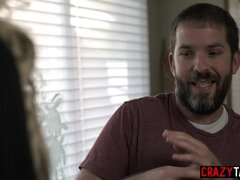 Kinky Haley Reed deepthroated before sex