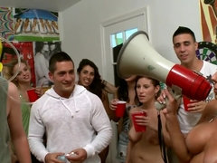 Lucky students have a great party with popular pornstars