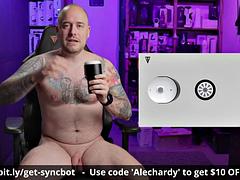 Leie, Grosser schwanz, Blasen, Europäisch, Schwul, Solo, Tätowierung, Spielzeuge