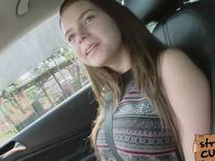 Sucer une bite, Voiture, De plein air, Adolescente