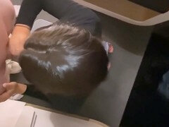 Amateur, Cul à la bouche, Grosse bite, Fait maison, Énorme, Petite femme, Chatte, Toilettes