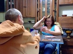 Lost a card game, but got a face full of cum!