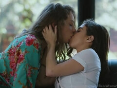 Kissing My Crush Hot Leabian