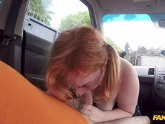 Amateur, Blowjob, Car, Pov, Redhead