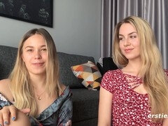 Küssen, Lesbisch, Lecken, Masturbation, Muschi, Tittenfick, Titten, Spielzeuge