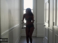 Alluring Ebony Ashley Aleigh Screwed from every Angle