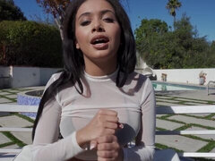 Morena, Abierta, Al aire libre, Afeitado, Zapatos, Solo, Estriptis, Adolescente