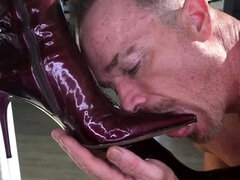 Foot teasing femdom fetish bitch