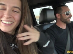 Grote kont, Grote lul, Pijpbeurt, Bruinharig, Hondjeshouding, Buiten, Mager, Tiener