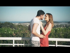 Bikini, Paar, Besamung, Fingern, Küssen, Im freien, Höschen, Tätowierung