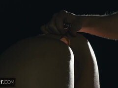 Anaal, Kont, Lul, Dominatie, Dubbele penetratie, Sperma in gezicht, Man man vrouw, Trio