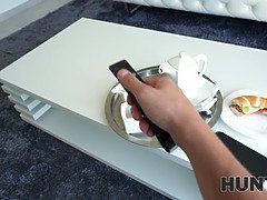 Schönheit, Grosser schwanz, Blasen, Gehörnter ehemann, Schwanz, Hd, Ablutschen, Uniform