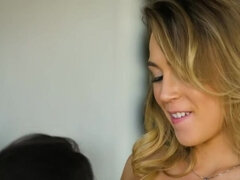 茶髪の, ディルド, 指いじり, レズビアン, なめる, パーティ, オマンコ, おもちゃ