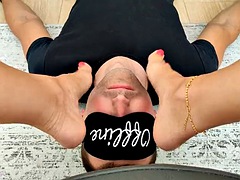 Leie, Paar, Europäisch, Aufs gesicht abspritzen, Füsse, Fetisch, Fußfetisch, Polisch