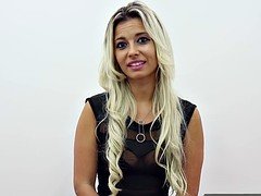 Blonde, Sucer une bite, Tir de sperme, Faciale, Mère que j'aimerais baiser