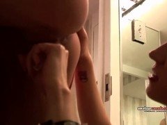 Français, Hôtel, Lesbienne, Léchez, Actrice du porno, Maigrichonne