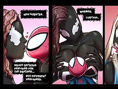 Venom femmes fuck Spiderman