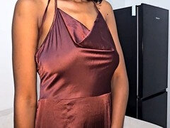 Amateur, Beso negro, Negro, Pareja, Bailar, Vestido, Coño