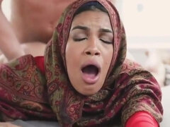 sister gets fucked in hijab after arranged marriage