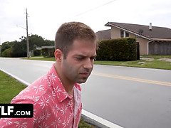 Blond, Pijpbeurt, Rondborstig, Bedriegen, Kokhalzen, Handbeurt, Hd, Tieten likken