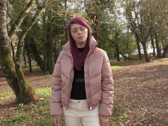 18, 素人, 美女, はじめて, オーガズム, 赤毛, ティーン, オッパイの