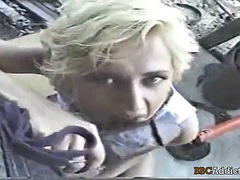 素人, ボンデージ, 浮気する, 黒人, 開帳, 淫乱熟女, オージー, 三人