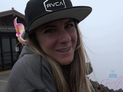 Bruinharig, Auto, Gek, Vingeren, Vriendin, Openbaar, Kut duiken, Geschoren