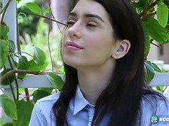 Watch Joseline Kelly get off in her school uniform and pleasure herself in public