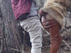 Любители, Минет, Ноги, Фетиш, Кожа, На природе, На публике, Рыжие