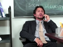 Sucer une bite, Collège université, Faciale, Hard, Étudiant, Professeur