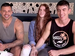 Любители, Анальный секс, Минет, Семяизвержение, Ласковые ручки, Межрасовый секс, Рыжие, Втроем