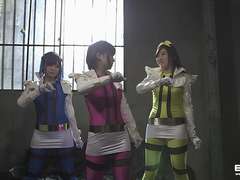 Asiatique, Mignonne, Groupe, Japonaise, Adolescente