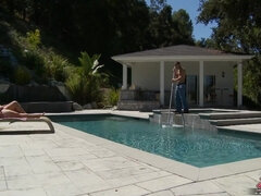 デカ尻, ブロンド, フェラチオ, イく瞬間, チン, ハードコア, Hd, 淫乱熟女