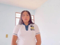 In den arsch, Grosser arsch, Vollbusig, Hochschule, Hardcore, Latina, Titten, Uniform