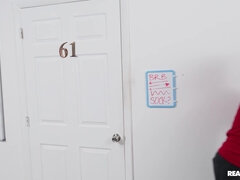 Horny college students Kai Jaxon and Rae Woods are impatient to hook up, but they find a sock on the door of Kai's dorm room! His roommate is hoo