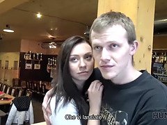 Ornella Morgen, the sexy alt chick, watches as her cuckold boyfriend watches her get pounded in POV reality porn