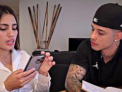 I fuck my classmate when were alone at home - Danner Mendez Paula Rojas