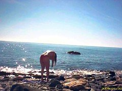 Strand, Pummelig, Milf, Titten