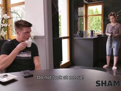 18 jahre, Braunhaarige, Tschechisch, Papi, Hd, Milf, Sohn, Strümpfe