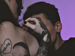 Mamada, Tetona, Pareja, Erótico, Penetracion con dedos, Novia, Lesbiana, Sexo soft