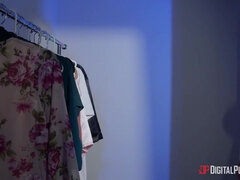 Kont, Grote mammen, Classisch, Diep in de keel, Hd, Reusachtig, Tepels, Nylonstof